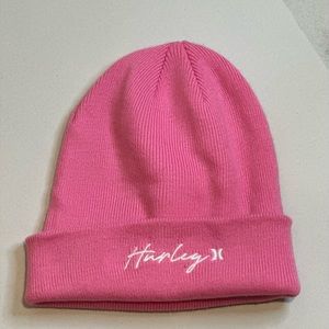 Pink script cuff Hurley hat (never worn)